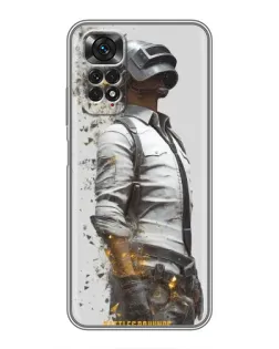 Чохол для Xiaomi Redmi Note 11 / 11s з картинкою «PUBG — боєць у пилу»