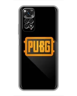 Чохол для Xiaomi Redmi Note 11 / 11s з картинкою «PUBG — рамка лого»