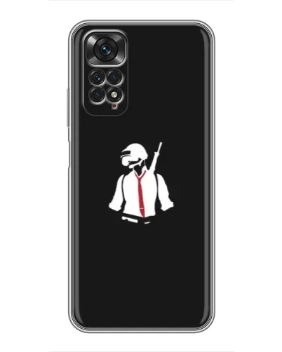 Чохол для Xiaomi Redmi Note 11 / 11s з картинкою «PUBG — силует воїна» Чохол для Xiaomi Redmi Note 11 / 11s з картинкою «PUBG — силует воїна»