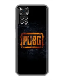 Чохол для Xiaomi Redmi Note 11 / 11s з картинкою «PUBG — золотий логотип»