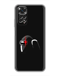 Чохол для Xiaomi Redmi Note 11 / 11s з картинкою «Among Us шолом» Чохол для Xiaomi Redmi Note 11 / 11s з картинкою «Among Us шолом»