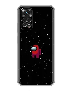 Чохол для Xiaomi Redmi Note 11 / 11s з картинкою «Червоний Among Us»