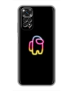 Чохол для Xiaomi Redmi Note 11 / 11s з картинкою «Among Us градієнт»