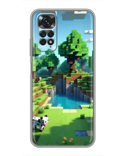 Чохол для Xiaomi Redmi Note 11 / 11s з картинкою «Minecraft літній день»