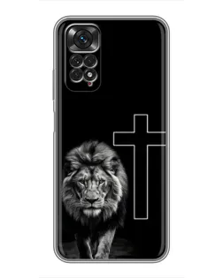 Чохол для Xiaomi Redmi Note 11 / 11s з картинкою «Лев та Хрест» Чохол для Xiaomi Redmi Note 11 / 11s з картинкою «Лев та Хрест»