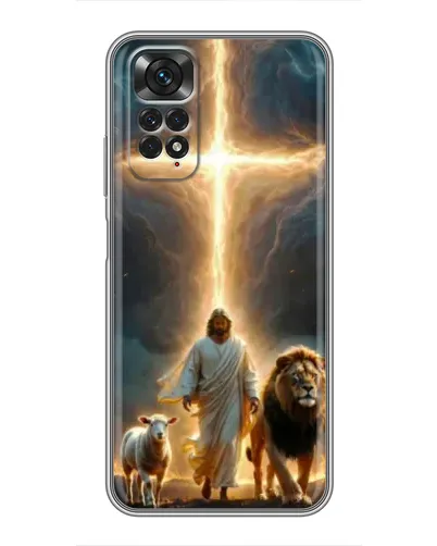 Чехол для Xiaomi Redmi Note 11 / 11s с картинкой «Лев Иуды и Свет»