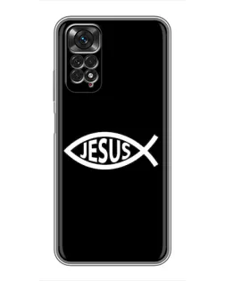 Чехол для Xiaomi Redmi Note 11 / 11s с картинкой «Классический Jesus»