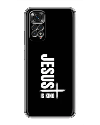 Чехол для Xiaomi Redmi Note 11 / 11s с картинкой «Вертикаль веры Jesus»