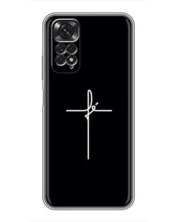Чохол для Xiaomi Redmi Note 11 / 11s з картинкою «Тонкий хрест»