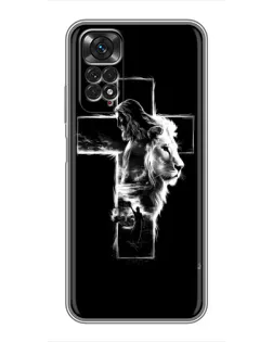 Чохол для Xiaomi Redmi Note 11 / 11s з картинкою «Сяючий хрест Jesus»