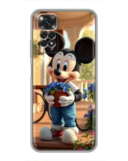 Чохол для Xiaomi Redmi Note 11 / 11s з картинкою «Міккі садівник»