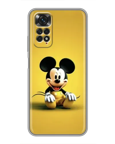Чохол для Xiaomi Redmi Note 11 / 11s з картинкою «Міккі на жовтому»