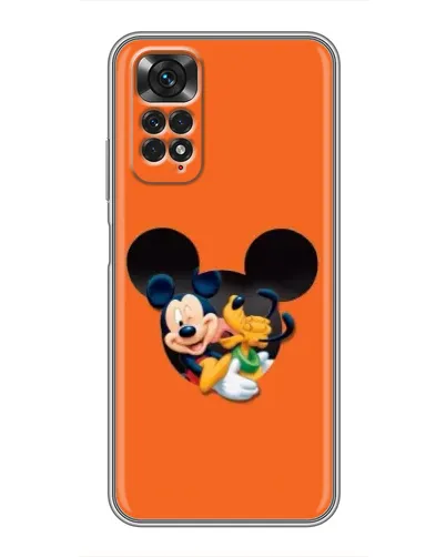 Чохол для Xiaomi Redmi Note 11 / 11s з картинкою «Серце Міккі Мінні»