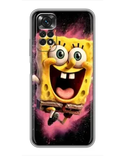 Чохол для Xiaomi Redmi Note 11 / 11s з картинкою «Вибуховий Спанч Боб»