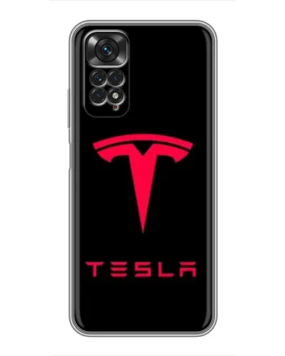 Чехол для Xiaomi Redmi Note 11 / 11s с картинкой «Tesla Red Logo» Чехол для Xiaomi Redmi Note 11 / 11s с картинкой «Tesla Red Logo»
