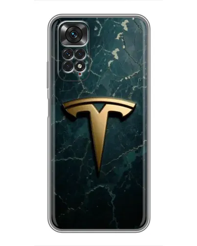 Чехол для Xiaomi Redmi Note 11 / 11s с картинкой «Мраморная Tesla Gold» Чехол для Xiaomi Redmi Note 11 / 11s с картинкой «Мраморная Tesla Gold»