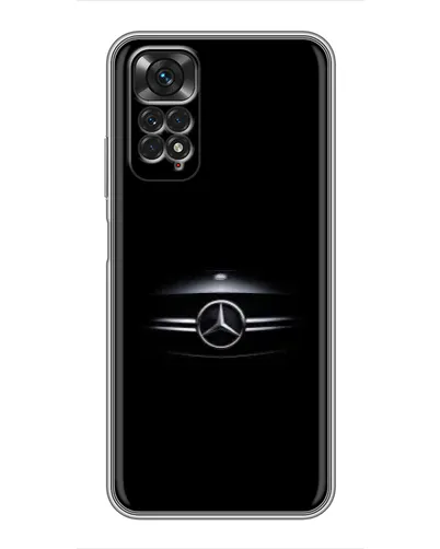 Чехол для Xiaomi Redmi Note 11 / 11s с картинкой «Mercedes — абстрактные линии»