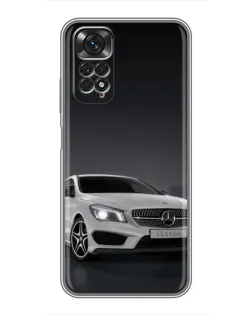 Чехол для Xiaomi Redmi Note 11 / 11s с картинкой «Mercedes AMG GT Silver»