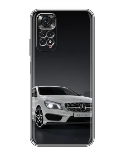 Чехол для Xiaomi Redmi Note 11 / 11s с картинкой «Mercedes AMG GT Silver»