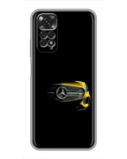 Чехол для Xiaomi Redmi Note 11 / 11s с картинкой «Mercedes — ретро стиль»