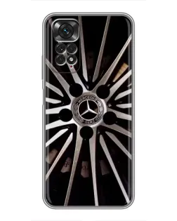 Чехол для Xiaomi Redmi Note 11 / 11s с картинкой «Диск Mercedes»
