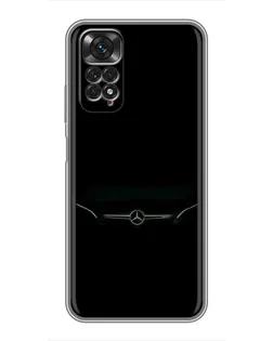 Чехол для Xiaomi Redmi Note 11 / 11s с картинкой «Mercedes Stealth Look»
