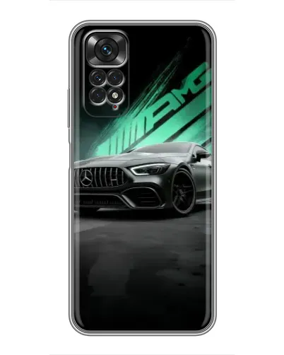 Чехол для Xiaomi Redmi Note 11 / 11s с картинкой «Темный Mercedes AMG»