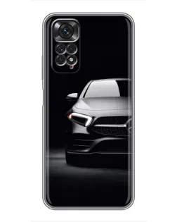Чехол для Xiaomi Redmi Note 11 / 11s с картинкой «Свет фар Mercedes»