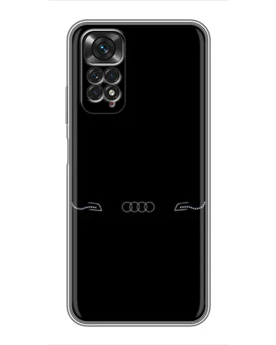 Чехол для Xiaomi Redmi Note 11 / 11s с картинкой «Audi — световой подпись»