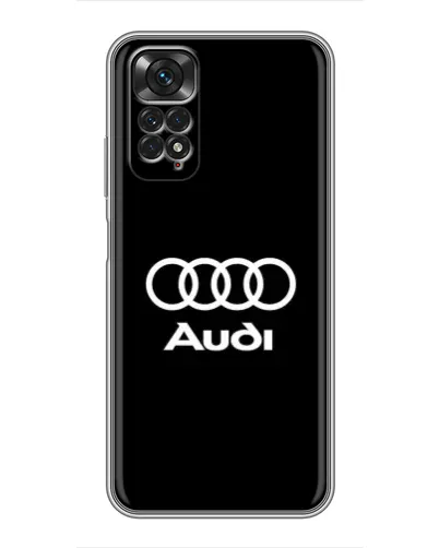 Чехол для Xiaomi Redmi Note 11 / 11s с картинкой «Классическое лого Audi»