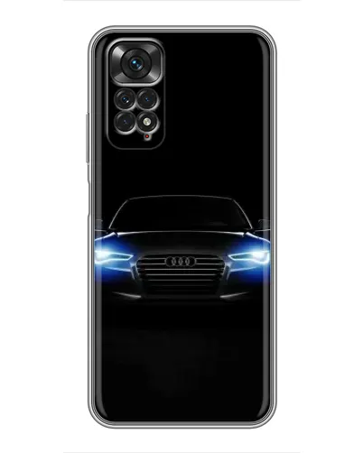 Чехол для Xiaomi Redmi Note 11 / 11s с картинкой «Audi в неоне»