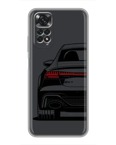 Чехол для Xiaomi Redmi Note 11 / 11s с картинкой «Задняя часть Audi — арт»