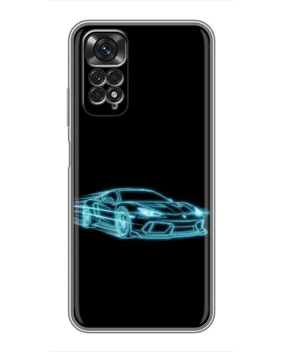 Чехол для Xiaomi Redmi Note 11 / 11s с картинкой «Неоновый контур Lamborghini» Чехол для Xiaomi Redmi Note 11 / 11s с картинкой «Неоновый контур Lamborghini»