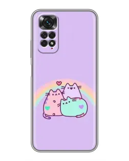 Чохол для Xiaomi Redmi Note 11 / 11s з картинкою «Веселкові Пушини»