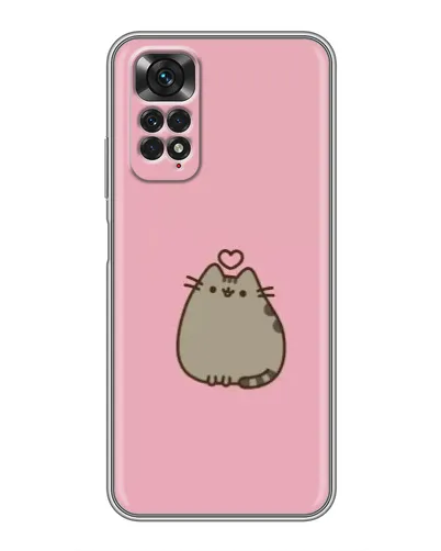 Чохол для Xiaomi Redmi Note 11 / 11s з картинкою «Pusheen серце» Чохол для Xiaomi Redmi Note 11 / 11s з картинкою «Pusheen серце»