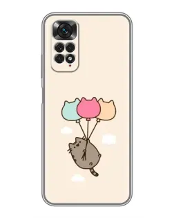 Чохол для Xiaomi Redmi Note 11 / 11s з картинкою «Пушин на кульках»