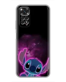 Чехол для Xiaomi Redmi Note 11 / 11s с картинкой «Неоновый Stitch»