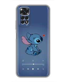 Чехол для Xiaomi Redmi Note 11 / 11s с картинкой «Музыкальный Stitch»