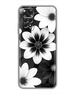 Чохол для Xiaomi Redmi Note 11 / 11s з картинкою «Монохромні айстри» Чохол для Xiaomi Redmi Note 11 / 11s з картинкою «Монохромні айстри»