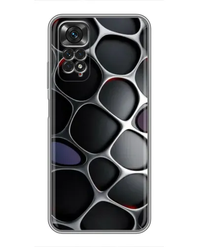 Чохол для Xiaomi Redmi Note 11 / 11s з картинкою «Об'ємна темна решітка» Чохол для Xiaomi Redmi Note 11 / 11s з картинкою «Об'ємна темна решітка»