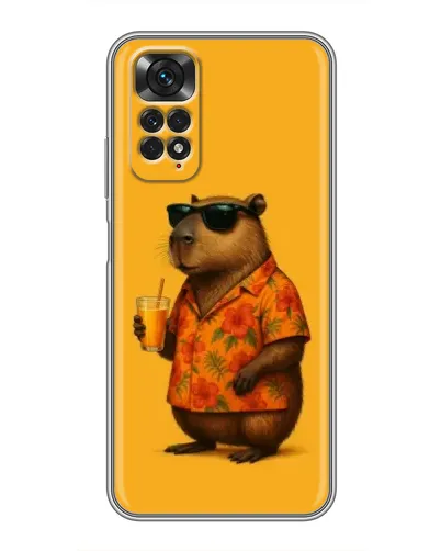 Чохол для Xiaomi Redmi Note 11 / 11s з картинкою «Капібара на відпочинку» Чохол для Xiaomi Redmi Note 11 / 11s з картинкою «Капібара на відпочинку»