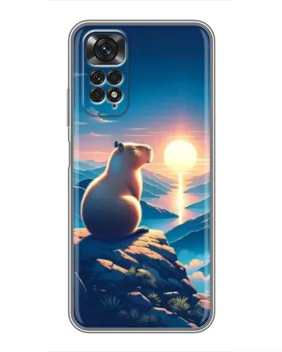 Чохол для Xiaomi Redmi Note 11 / 11s з картинкою «Захід сонця з капібарою» Чохол для Xiaomi Redmi Note 11 / 11s з картинкою «Захід сонця з капібарою»