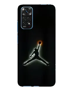 Чехол для Xiaomi Redmi Note 11E Pro с картинкой «Jordan Gradient Logo»