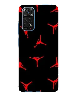 Чехол для Xiaomi Redmi Note 11E Pro с картинкой «Jordan Red Pattern»