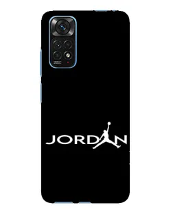Чехол для Xiaomi Redmi Note 11E Pro с картинкой «Jordan White Logo»