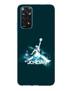 Чехол для Xiaomi Redmi Note 11E Pro с картинкой «Jordan Blue Fire»