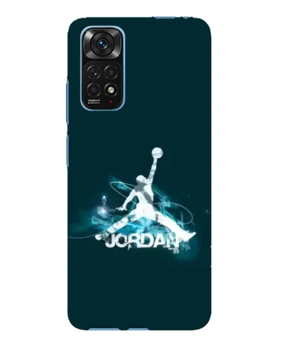 Чехол для Xiaomi Redmi Note 11E Pro с картинкой «Jordan Blue Fire»
