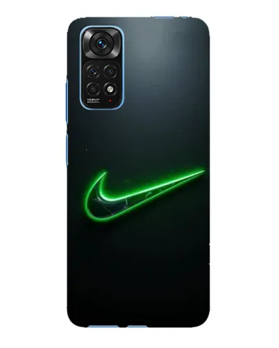 Чехол для Xiaomi Redmi Note 11E Pro с картинкой «Неоновый контур Nike»
