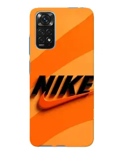 Чехол для Xiaomi Redmi Note 11E Pro с картинкой «Оранжевый драйв Nike»