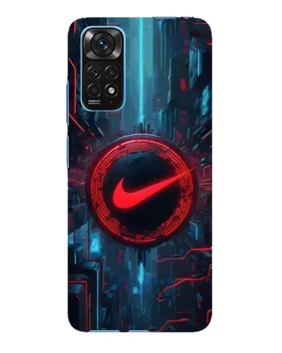 Чехол для Xiaomi Redmi Note 11E Pro с картинкой «Техногенный стиль Nike»